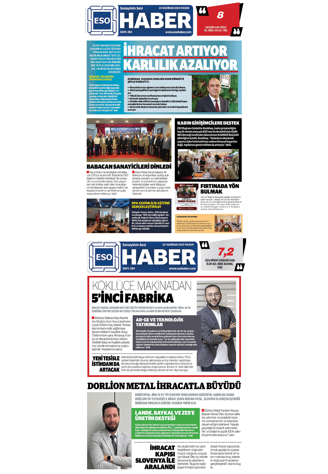 ESOHaber Günlük Dijital Gazete
