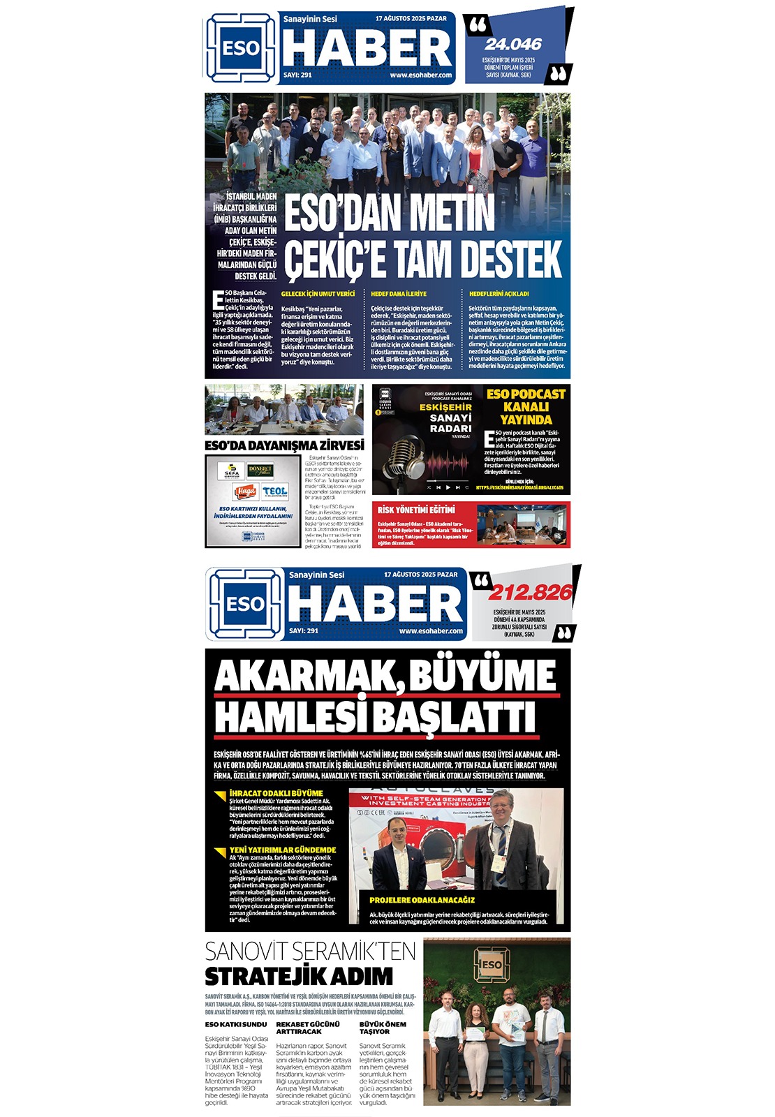 ESOHaber Günlük Dijital Gazete