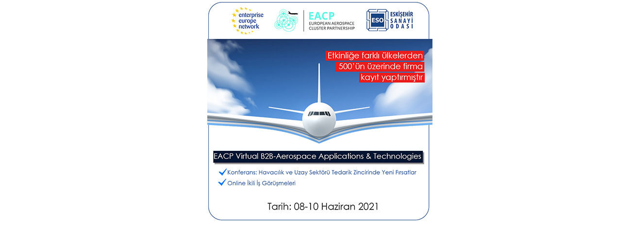EACP Havacılık ve Uzay Sektörü Tedarik Zincirinde Yeni Fırsatlar & Onlıne İkili İş Görüşmeleri