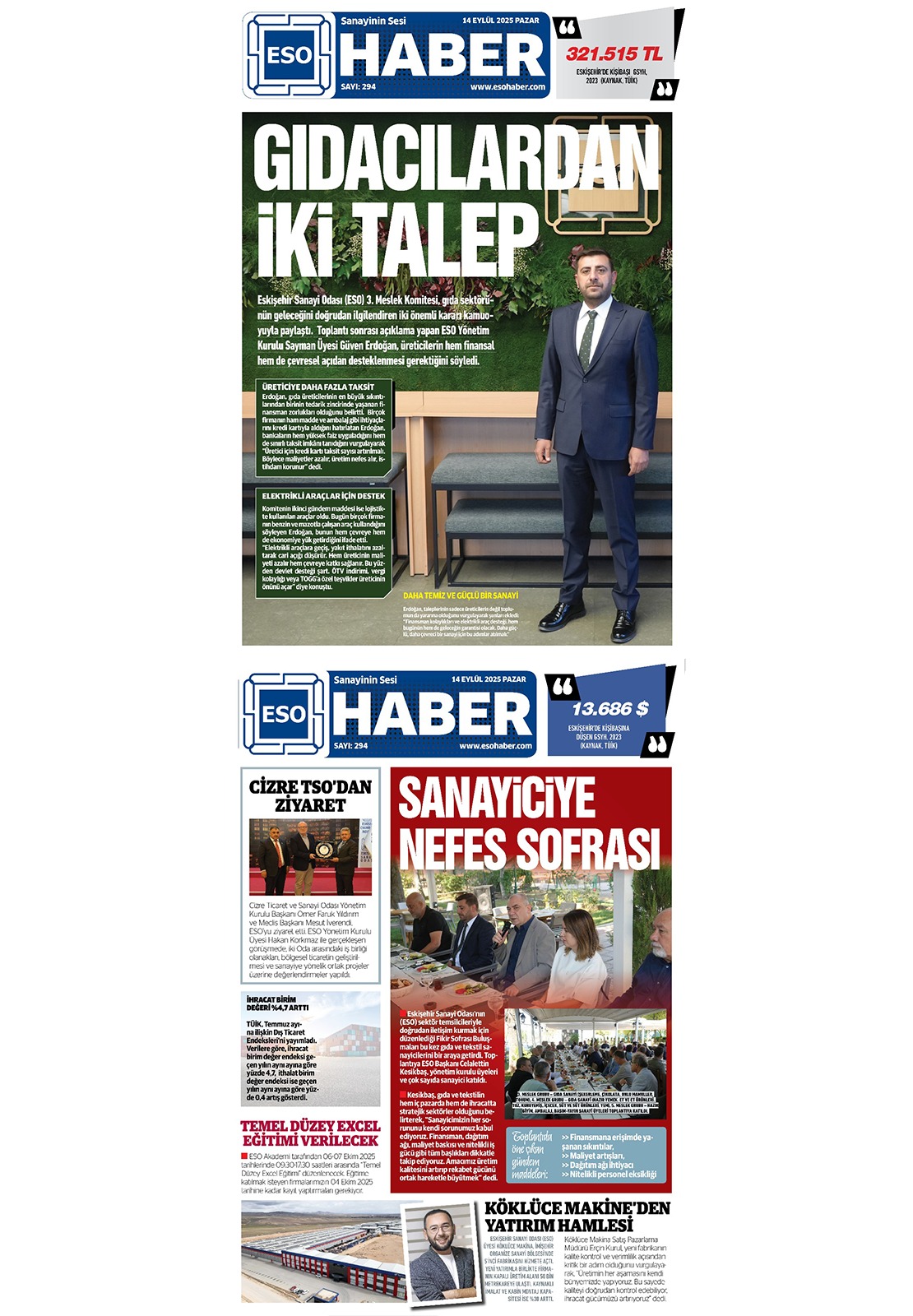 ESOHaber Günlük Dijital Gazete